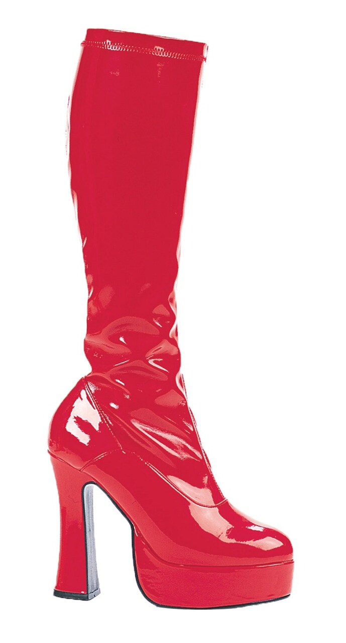 The Costume Center Red Chacha Women Adult Halloween Boots Costume Accessory - Size 8